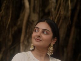 Esther Anil esther anil in white anarkali churidar party wear outfit ideas pics