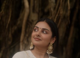 Esther Anil esther anil in white anarkali churidar party wear outfit ideas pics