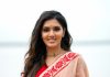 gayathri suresh in beige cotton saree with red floral embroidery along the border photos