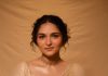 kayadu lohar in elegant lehenga in light colour for function pics