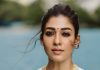 nayanthara in white saree with jasmine flower look pics