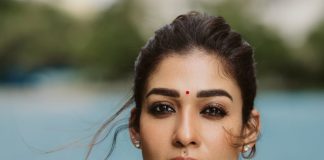 nayanthara in white saree with jasmine flower look pics