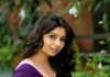 niranjana anoop in violet and red pattu saree with simple blouse design ideas photos