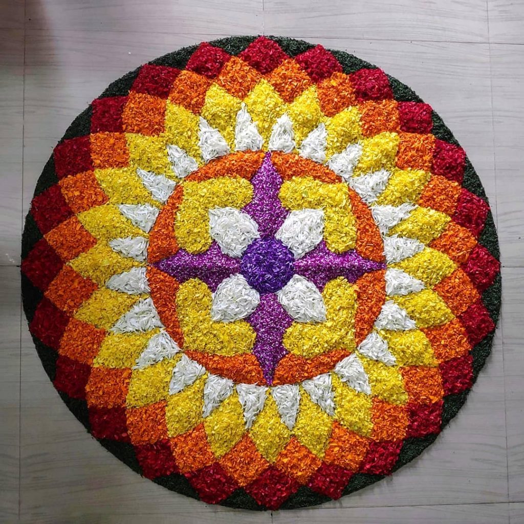onam pookalam design