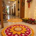 onam pookalam photos