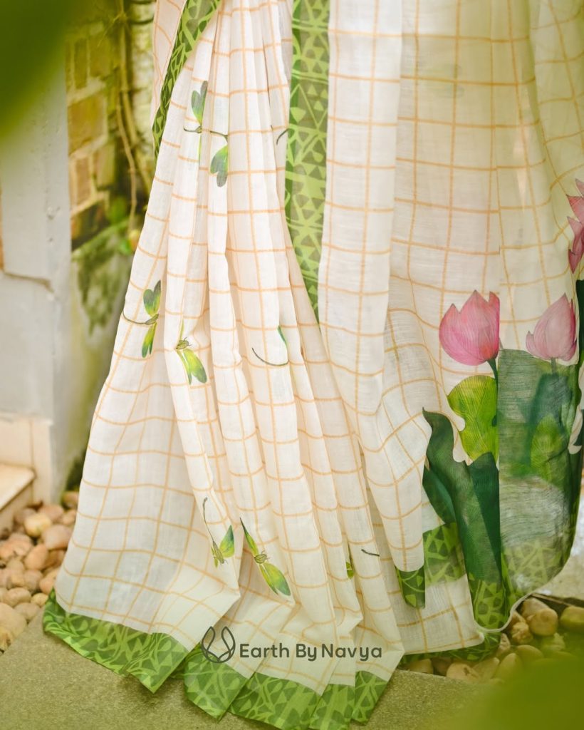 onam saree ideas by Earthbynavya actress navya nair photos