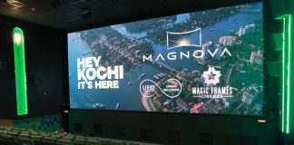 UFO Cinema’s MAGNOVA Unveils India’s First 14-Metre Acoustic-Transparent 4K LED Screen in Kochi ()