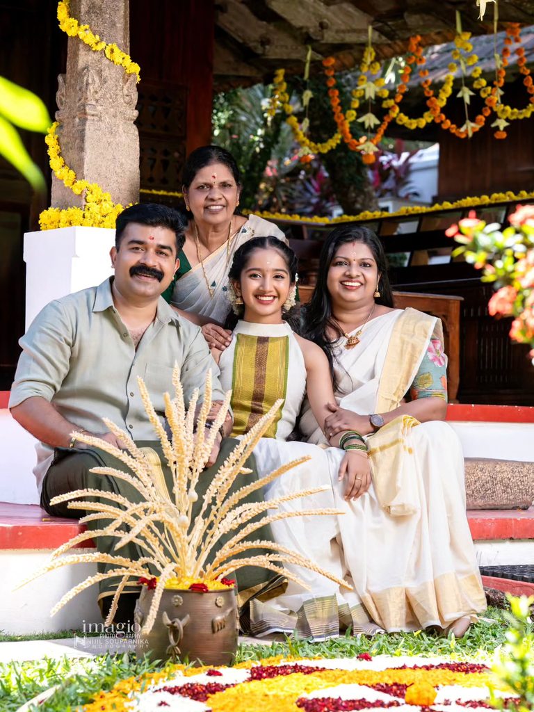 Celebrities Onam Celebration Photos