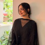 ahana krishna in full black churidar styling pics