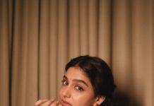 anaswara rajan in saree with latest trending blouse designs photos