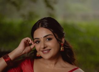 Esther Anil esther anil in kerala saree with simple blouse style ideas photos