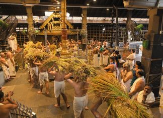Devotion Fills Guruvayur Temple During Sacred ‘Illam Nira’ Ritual guruvayur illam nira photos