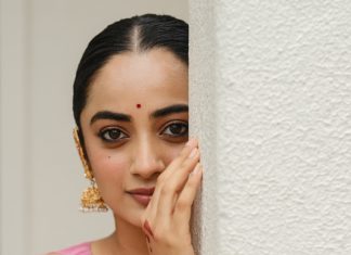 namitha pramod in trending function outfit look ideas photos
