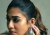 Nayantara nayanthara in full white sleeveless churidar with matching jimikki styling ideas photos