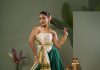 saniya iyappan in onam look with palazzo pants