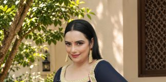Shweta Menon shweta menon in Midnight Blue Embellished Anarkali photos