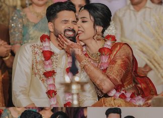 Social Media Influencer Arun Jayachandran Ties the Knot with UK Nurse Shilpa Udayakumar Arun Jayachandran wedding photo