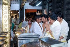 Andhra Pradesh Deputy CM Pawan Kalyan Offers Prayers at Guruvayur Temple Pawan Kalyan visit guruvayur temple photos