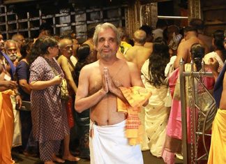P.M. Satheesan Namboodiri Selected as the New Chief Priest of Guruvayur Temple Satheesan Namboodiri Selected as the New Chief Priest of Guruvayur Temple