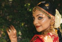 Red Kanchipuram Saree & Regal Elegance: Actress Ahaana Krishna’s Viral Wedding Look Decoded ahaana krishna blouse designs wedding