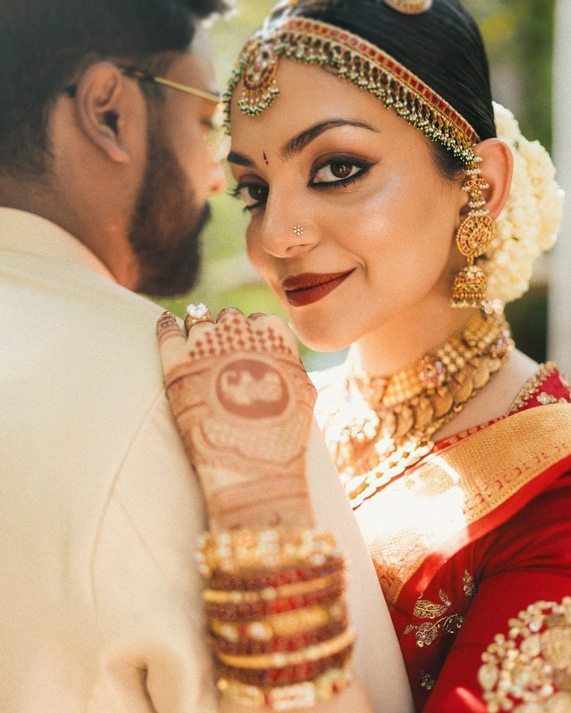ahaana krishna wedding hairstyle