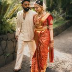 ahaana krishna wedding saree photos