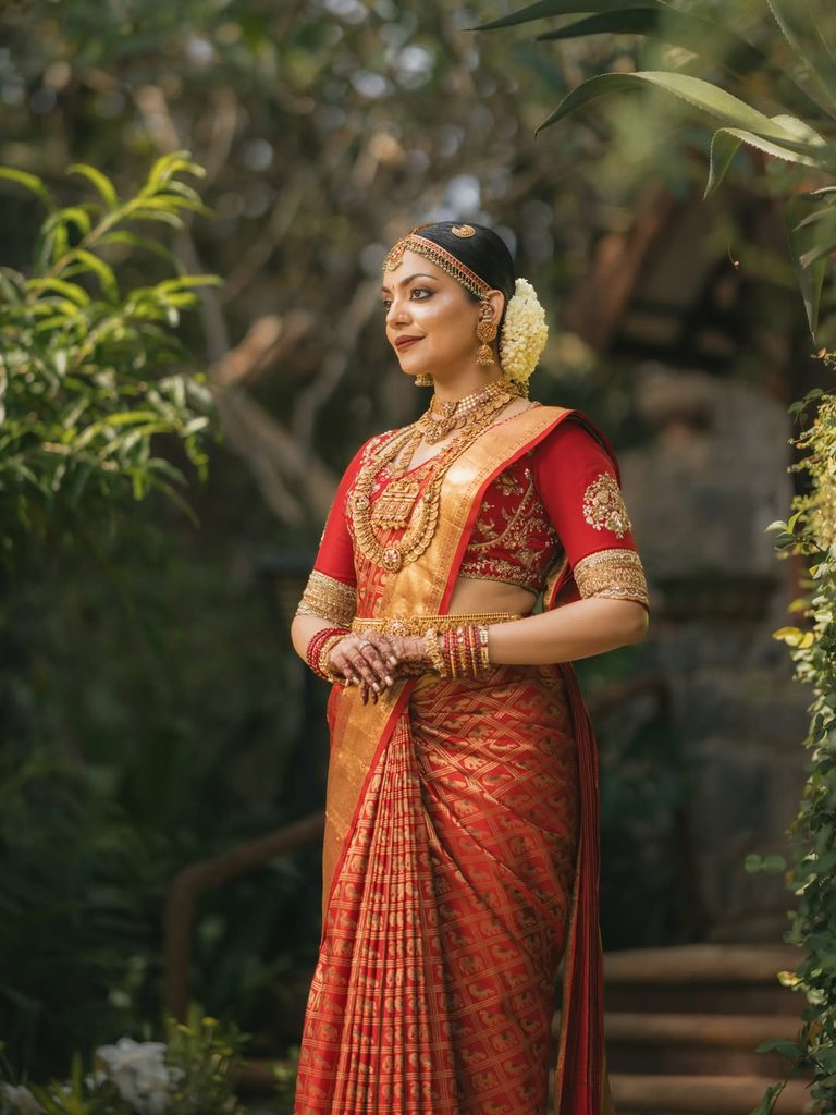 ahaana krishna wedding saree photos