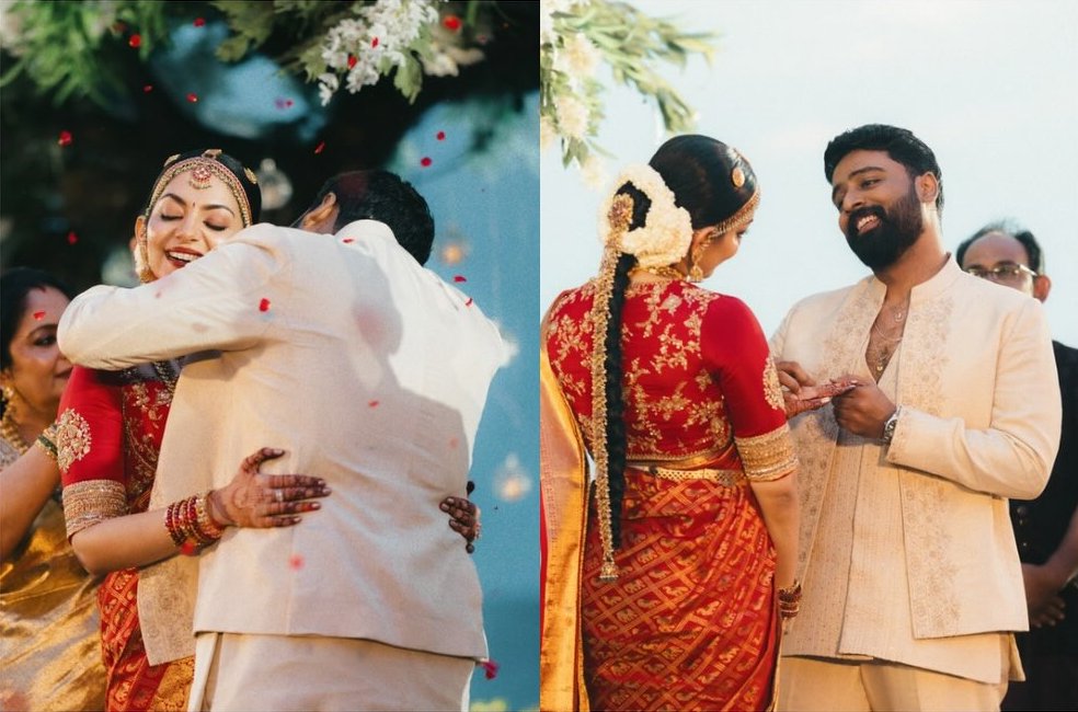 ahaana krishna wedding saree photos
