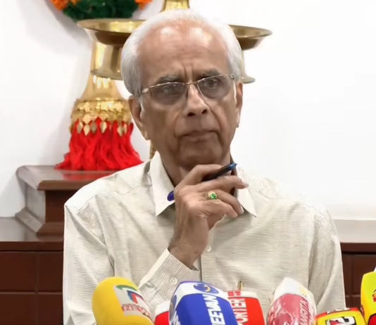 Sabarimala Gold Crown Safe in Strongroom, Board President Clarifies K Jayakumar