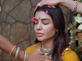 Mom-to-Be Samantha Ruth Prabhu Shares Pictures From Traditional Baby Shower Ceremony samantha ruth prabhu baby shower photos