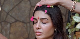Mom-to-Be Samantha Ruth Prabhu Shares Pictures From Traditional Baby Shower Ceremony samantha ruth prabhu baby shower photos
