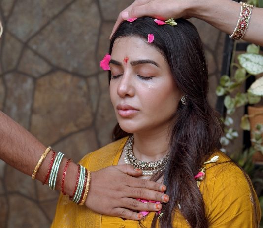 Mom-to-Be Samantha Ruth Prabhu Shares Pictures From Traditional Baby Shower Ceremony samantha ruth prabhu baby shower photos