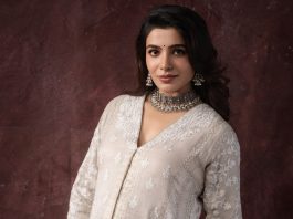 Samantha Ruth Prabhu samantha ruth prabhu in cream tunic with delicate white thread embroidery chikankari style photos