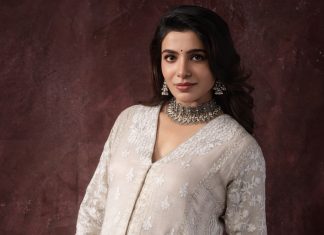 Samantha Ruth Prabhu samantha ruth prabhu in cream tunic with delicate white thread embroidery chikankari style photos