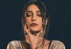 Shruti Haasan shruti haasan in Metallic Draped Maxi Dress Layered Innerwear Gothic glam edgy fusion formal wear photos