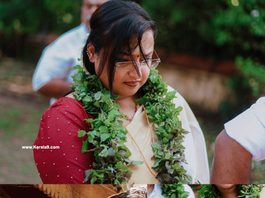 Diplomatic Gold Smuggling Case Accused Swapna Suresh and P.S. Sarith Wed in Kochi swapna suresh marriage with Sarith photo