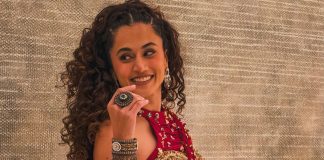 Taapsee Pannu taapsee pannu in Multi Colored Ethnic Anarkali with halter neck blouse design photos