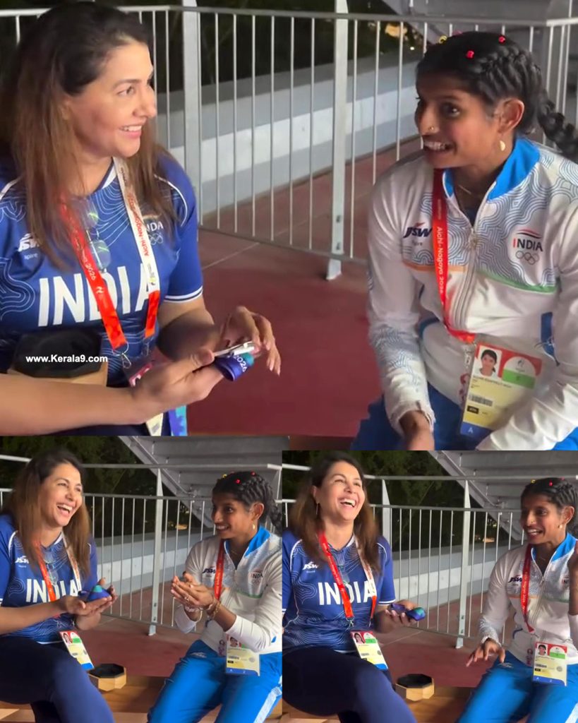 Ancy Sojan and Anju Bobby George
