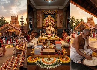 Navaratri 2026: Pooja Veppu, Mahanavami, and Vidyarambham Dates in Kerala pooja veppu date