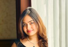 Shaalin Zoya shaalin zoya in dark party wear out with net sleeves design photos