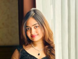 Shaalin Zoya shaalin zoya in dark party wear out with net sleeves design photos