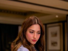 Tamanna Bhatia tamanna in long layered gold chain necklace Chunky metallic cuffs or bangles photos