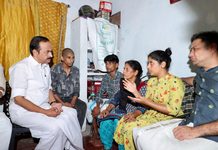 Cheranalloor Road Accident: CM VD Satheesan Visits Victim’s Family, Promises Uncompromising Action and Stricter Safety Standards vd satheesan visited Cheranalloor accident Victims Daughter bhadra keerthi