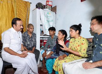 Cheranalloor Road Accident: CM VD Satheesan Visits Victim’s Family, Promises Uncompromising Action and Stricter Safety Standards vd satheesan visited Cheranalloor accident Victims Daughter bhadra keerthi